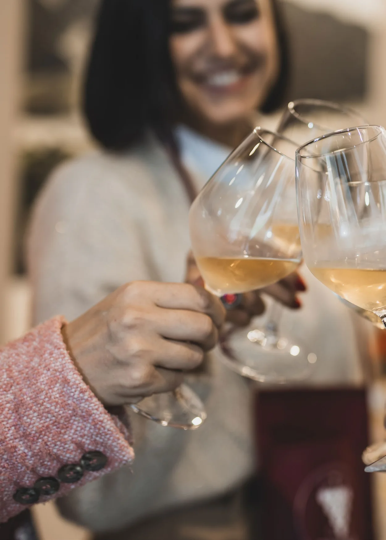 Partecipanti alla degustazione di vino