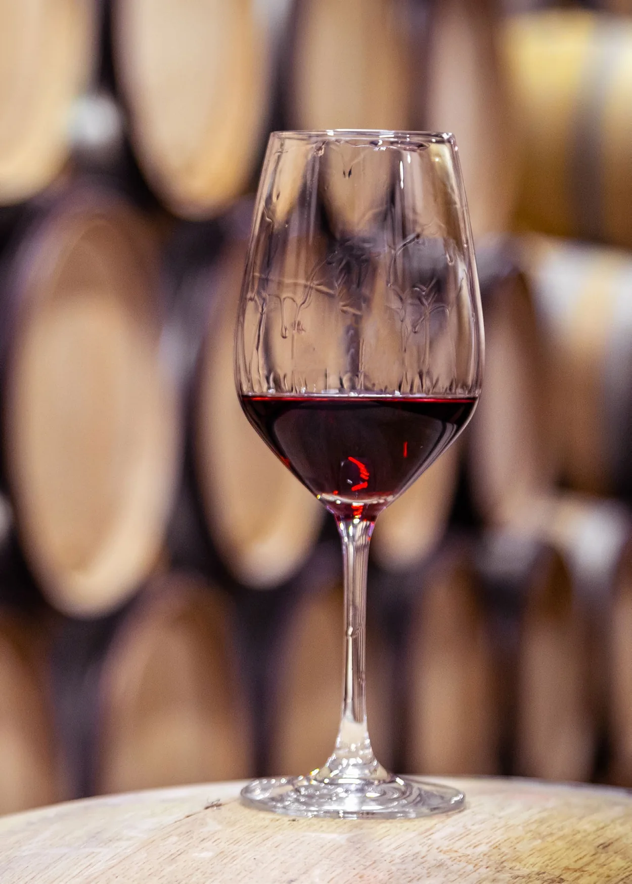 Calice di vino rosso