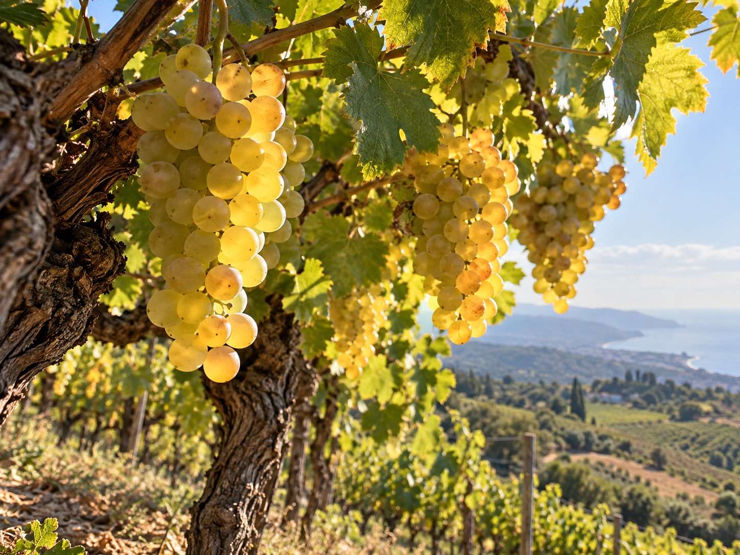Vitigno Mantonico nei vigneti di Bivongi